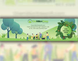 #31 for Create new Banner logo Design Sponsor &quot;One Million Trees NFT&quot; CopyWrite Plant a Tree by mominulislamgpc