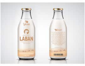 Nro 222 kilpailuun bottle label design for a cultured milk based product käyttäjältä carmelomarquises