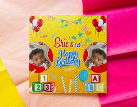 #95 for 8x8 basic backdrop kids 1st birthday by tanbirhasan5944