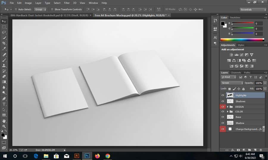 Kilpailutyö #4 kilpailussa                                                 Design 9 Blank Book Mockup Templates in Photoshop
                                            