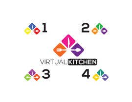 Nro 132 kilpailuun Logo design for virtual kitchen app käyttäjältä MINU01878