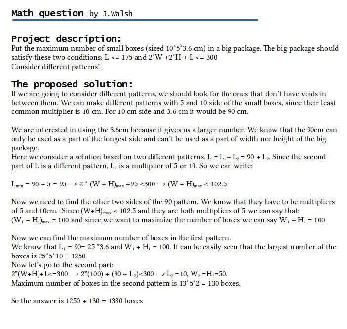 
                                                                                                                        Proposition n°                                            35
                                         du concours                                             Solve a math equation
                                        