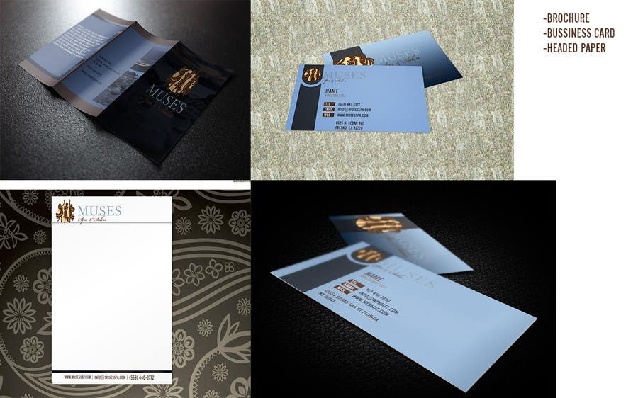 Kilpailutyö #19 kilpailussa                                                 Business Card, Letterhead, Brochure, Gift Card, and Gift Card holder redesign
                                            