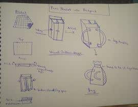 nº 7 pour Design a system for how to turn a blanket into a backpack with space for other stuff par vasantjadhav 