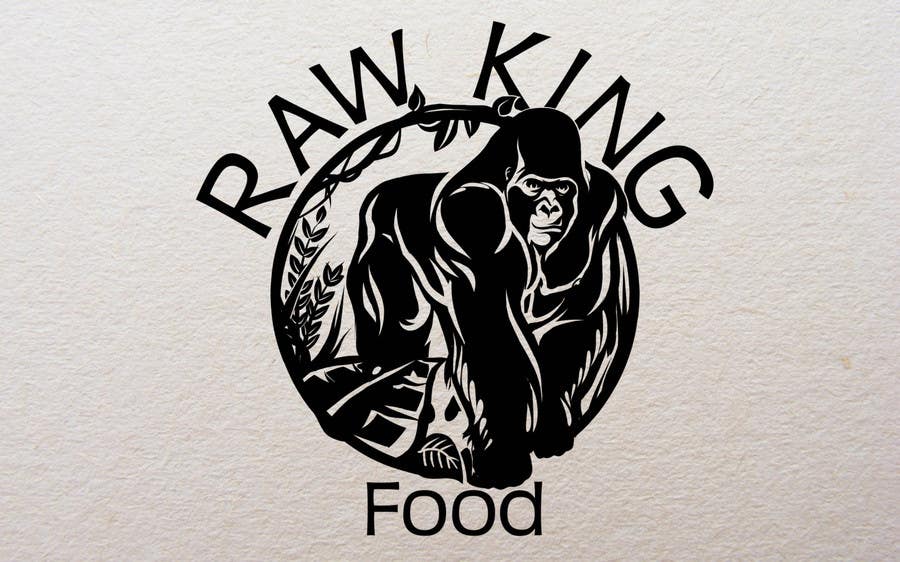 Kilpailutyö #217 kilpailussa                                                 RawKing Foods Gorilla Design
                                            