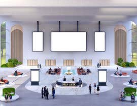 riasathrazin tarafından Design a 3D Lobby Area for a Virtual Event Platform için no 28