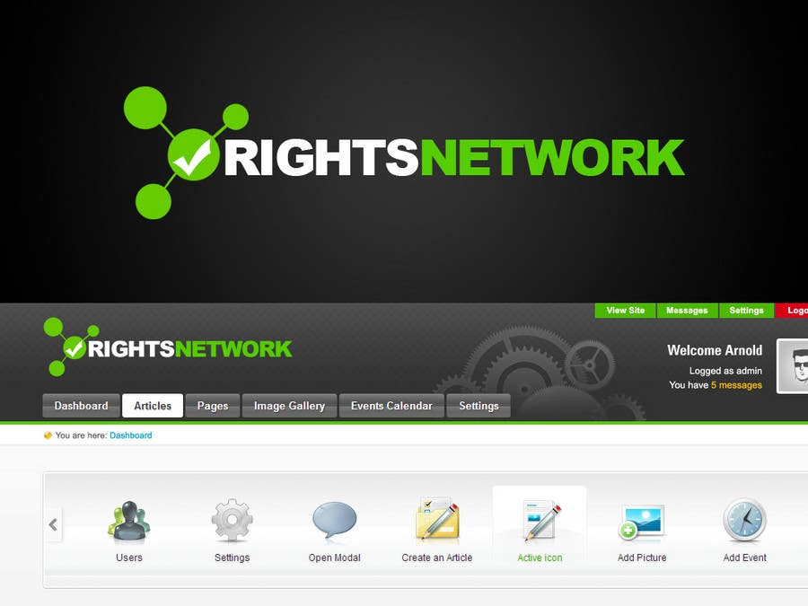 Kandidatura #8për                                                 Logo Design for Rights Network
                                            