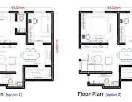 #44 for Design the 55m^2 apartment remodel. by rasheda88