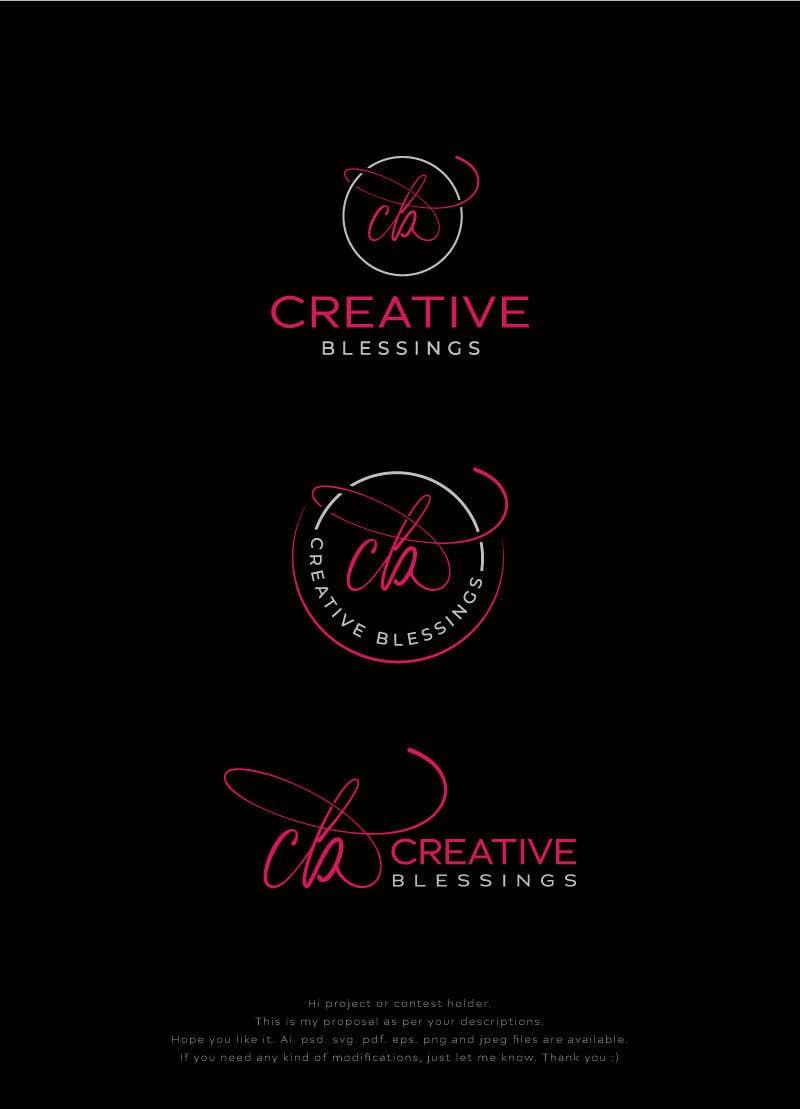 
                                                                                                                        Конкурсная заявка №                                            445
                                         для                                             Creative Blessings Logo
                                        