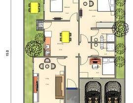 #67 untuk Need a house design for a field of 15 meters x 11 meters oleh khalidsamy4237