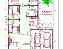 Zaqro1997 tarafından Need a house design for a field of 15 meters x 11 meters için no 59