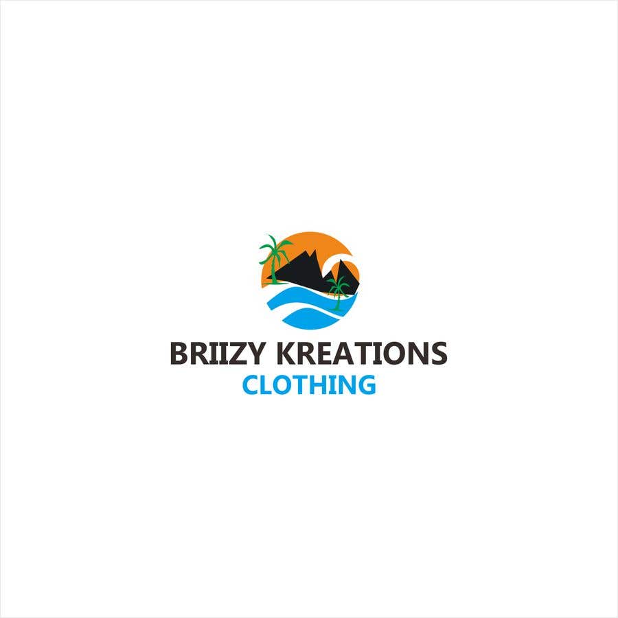 Kilpailutyö #57 kilpailussa                                                 Logo for Briizy Kreations Clothing
                                            