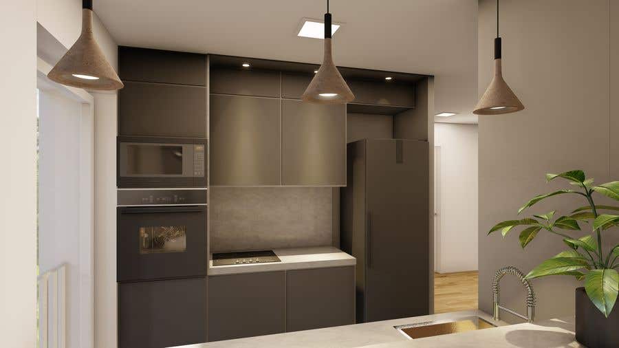 Penyertaan Peraduan #35 untuk                                                 Apartment 3D Interiordesign
                                            
