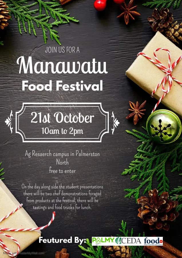 
                                                                                                                        Kilpailutyö #                                            31
                                         kilpailussa                                             Manawatu Innovative Food Festival
                                        