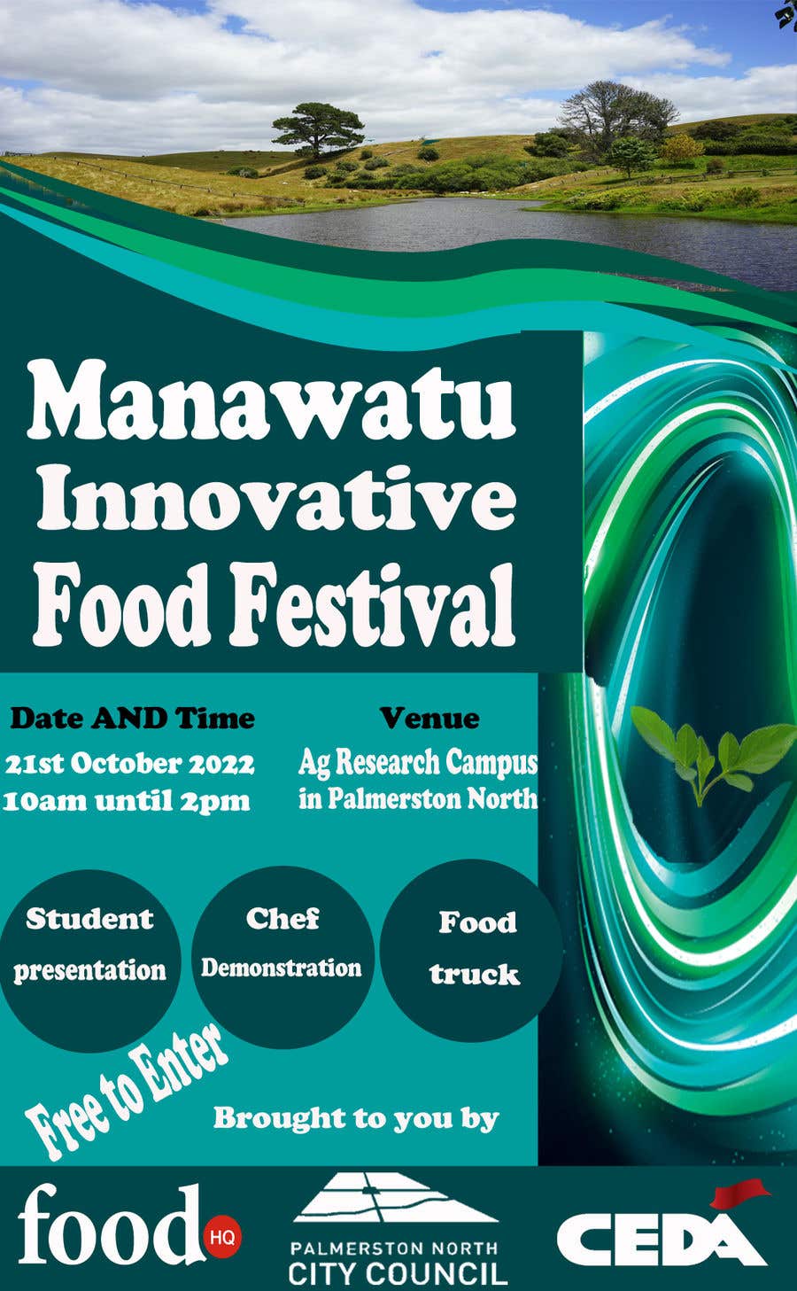 
                                                                                                                        Kilpailutyö #                                            154
                                         kilpailussa                                             Manawatu Innovative Food Festival
                                        