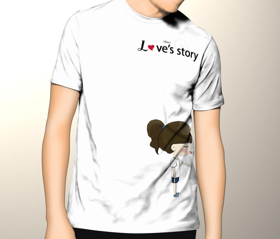 Proposition n°8 du concours                                                 Design a T-Shirt for my and my love
                                            