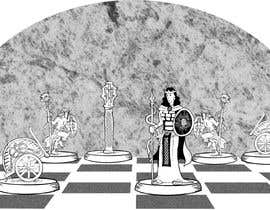 #14 for Black &amp; White drawith or sketch of a chess pieces by manikmoon