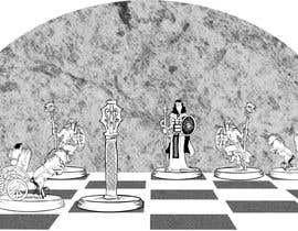 #15 for Black &amp; White drawith or sketch of a chess pieces by manikmoon