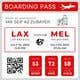 Graphic Design Bài thi #29 cho Design a digital boarding pass