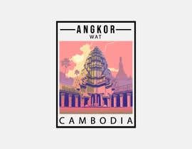 lalongraphic1208 tarafından Outdoor Clothing T Shirt Design based on Angkor Wat, Cambodia için no 88
