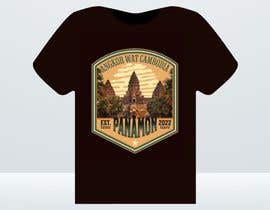 shahanaferdoussu tarafından Outdoor Clothing T Shirt Design based on Angkor Wat, Cambodia için no 85