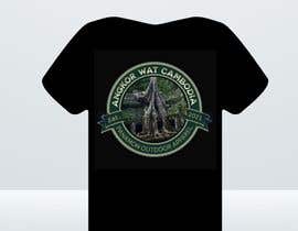 shahanaferdoussu tarafından Outdoor Clothing T Shirt Design based on Angkor Wat, Cambodia için no 86