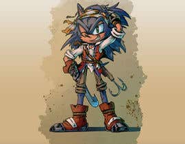 DesignFactoryMne tarafından Create an image of Sonic the Hedgehog dressed in a pirate outfit için no 12