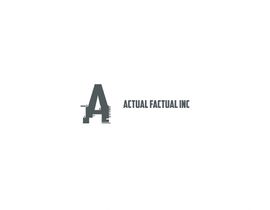 Nro 11 kilpailuun Logo for Actual Factual Inc käyttäjältä FrostyDrake