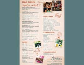 #74 para Design Food &amp; Bar Menu for Palm Springs Restaurant por TiannahLo