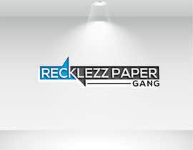 Nro 1 kilpailuun Logo for Recklezz Paper Gang käyttäjältä afsanaakterakhe1