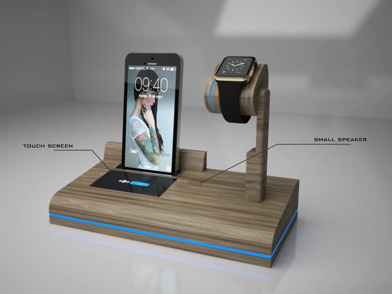 Proposition n°29 du concours                                                 Design and Create a 3d iwatch wooden prototype
                                            