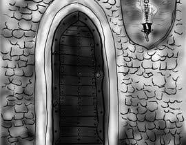 #22 for Black and White graphic of an entry door to an inn called the dancing captain by JasminaSV