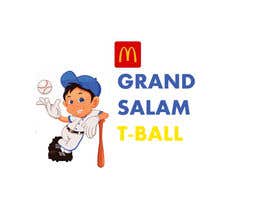Nro 160 kilpailuun Logo Design - Cartoon Kid baseball / tee ball pack image käyttäjältä Sajjadesss