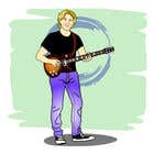 #115 for Guitarist Rocker Caricature/Cartoon for Merchandise af Josh13170120