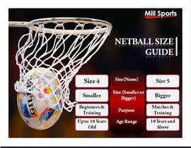 Nambari 25 ya Infographi/Image Design - Netball Size Chart na RifatArefin24