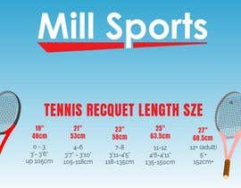 #40 for Infographic/Image Design - Badminton Racket Size Chart af BeeDock