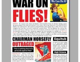 #64 für &quot;War on Flies&quot; newspaper front page (flier design/content) von joyantabanik8881