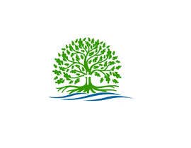 #46 för Oak tree logo icon with water av istahmed16