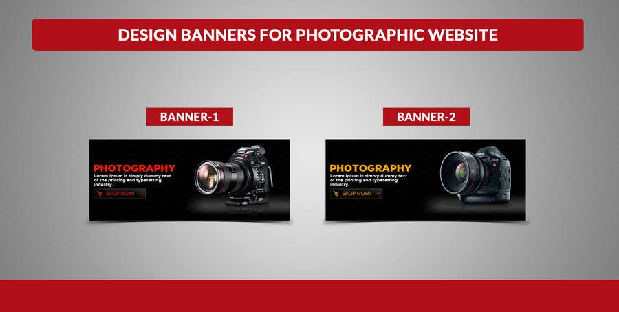 Proposta in Concorso #7 per                                                 Design a banner for a home page shop
                                            