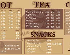 #20 for Design me a display menu for a coffee trailer by ayaamgad022