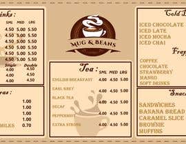 #17 for Design me a display menu for a coffee trailer by legendvide