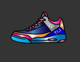 Nro 143 kilpailuun Draft an Sneaker Design (creative project) käyttäjältä sagorali2949