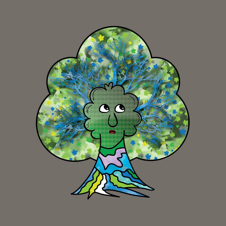 Contest Entry #25 for                                                 Create a Personage "Tree Face" character - for an NFT project "One Million Trees" # 10
                                            
