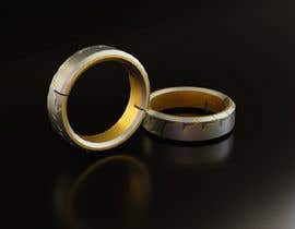 #32 para Design a cool, futuristic men&#039;s wedding ring for me por Dimazio99