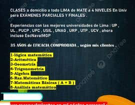 Nro 5 kilpailuun CLASES de MATE a 4 NIVELES y EXCEL AVANZADO käyttäjältä Hosamcamp
