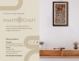 Nro 36 kilpailuun Brochure for our Indian handicraft Website käyttäjältä joinwithvicky
