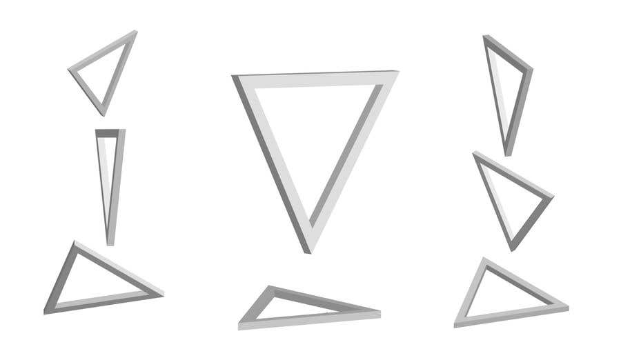 Kilpailutyö #109 kilpailussa                                                 Logo, Triangle and Text shapes to 3D
                                            