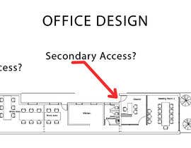 EstebanGreen tarafından Design an architectural internal floorplan for a building company office için no 22