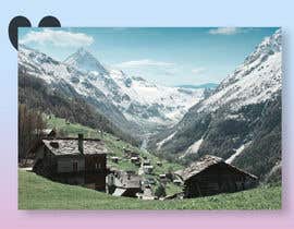 #70 para Image vectorisée moderne et stylée à partir d&#039;une photo de montagne por bbjoyhere