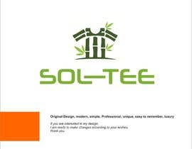 #510 para Logo for SOL-TEE  BAMBOO T-SHIRT por candrawardhana